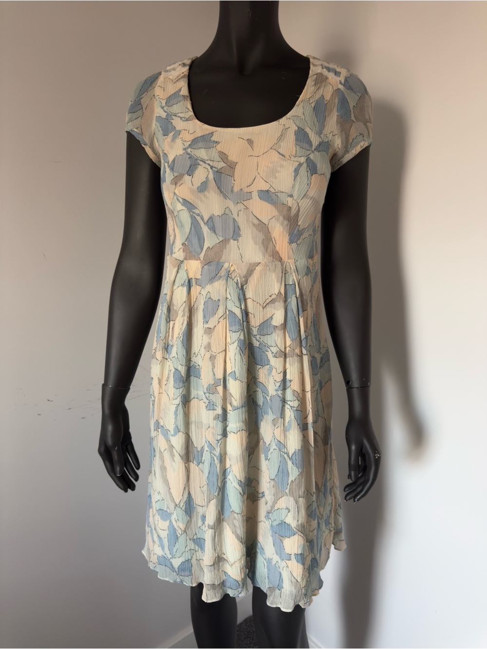 Anthropologie Moulinette Soeurs Silk Cotton Floral Dress Size 8